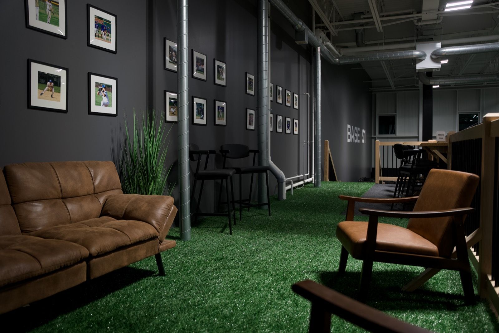 The parent viewing deck at Base 1